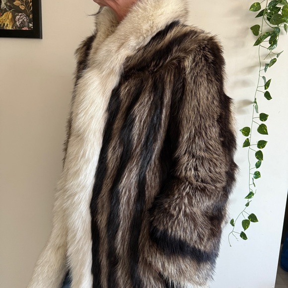 Vintage Authentic Western Furs Raccoon Full Length Coat - Picture 5 of 15